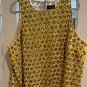 J. Crew Collection Embellished Sequin Shell Top - Plus Size